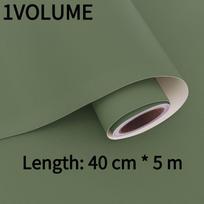 1VOLUME grass green peel and paste wallpaper -, vinyl contact adhesive waterproof and mildew-proof black