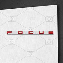 T4Car Metal Body For Ford Focus ST Line MK3 MK4 MK6 MK7 Logo Letter Decals Styling Badge Trunk Fender Emblems Sticker Accessories white