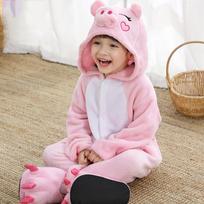 Kigurumi vaikams Vaikai Vienaragis Liūtas Pižama Žieminis Flanelinis Šiltas Miego Drabužis Berniukams Mergaitėms Gyvūnų Onesies Kombinezonai 5t white