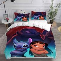 Lilo&Stitch Patalynės Komplektai Animacinis Antklodė Antklodė Lovos Užvalkalas Antklodės Užvalkalas Pagalvės Užvalkalas 2-3 Dalių Komplektai Vaikams Suaugusiems Miegamojo Dekoras AU Single 140x210cm