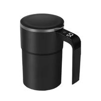 Naujas USB įkraunamas automatinis magnetinis puodelis elektrinis kavos savaime maišantis puodelis IP67 atsparus vandeniui maistui saugus 380 ml kavos puodelis arbatai juoda