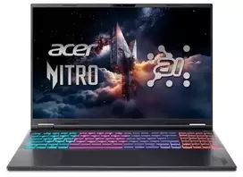 Nešiojamas kompiuteris Acer Nitro 16S AI – Ryzen AI 9 365 | 16'' | 16GB | 1TB | NoOS | RTX 5070 | NH.QXVEP.001