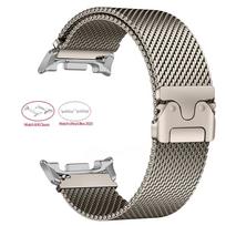 Parašiutinė sagtis Milanese juosta Samsung Galaxy Watch 8/8 Classic 40mm 44 46mm Ultra/Ultra 2025 Nerūdijančio plieno dirželis Apyrankė Watch 8 44mm gray