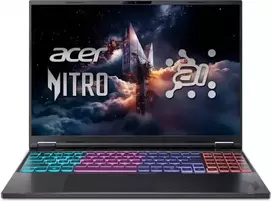 Nešiojamas kompiuteris Acer Nitro 16 AI - Ryzen AI 9 365 | 16" | 32GB | 1TB | NoOS | RTX 5070 | NH.QXZEP.001|10M232