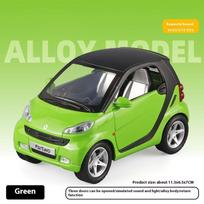 1:32 Mini Version Smart Alloy Children's Toy Car Boy Cute Car Model With Simulated Sound and Light, Door Opening white