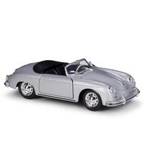 WELLY 1/24 Porsche 356A Speedster Lydinio Automobilio Modelis Diecast & Žaislinės Transporto Priemonės Kolekcionuoti Automobilio Žaislą Berniuko Gimtadienio Dovanos sidabras