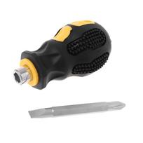 Mini Portable Small Carrot Screwdriver Head Screwdriver Handle Repair Manual Stubby Screwdriver Car Repair Tool black
