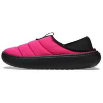 Crocs Classic Puff Moc Pink Black Unisex 210706-6ZT 37-38 pink