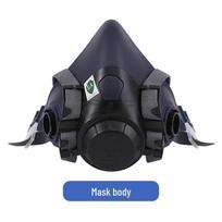 KN100 Half-Face Dust Mask: KP100 Protection for Coal Mining and Welding gray