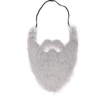 Natural Long Beard Props Fun Pirate Beard Mask Artificial Beard False Moustache  Role-Playing Style-7 white
