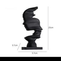 Creative Modern  Resin Abstract Human Art Ornament Home TV Cabinet Office Decorations white