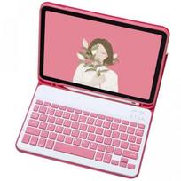 IPad 11th Gen 2026 Keyboard Case Air 6 10.9 10.2 13 9.7 Inch Tablet Magnetic Cover With Stand Flip Design 2018-2020 iPad Pro 12.9in pink