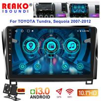 10,1 colio Android automobilio radijas, skirtas Toyota Tundra XK50 2007-2013 / Sequoia XK60 2008-2017 Multimedijos grotuvas GPS stereo 4G Carplay 2+32cp+4led