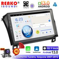 10,1 colio Android automobilio radijas, skirtas Toyota Tundra XK50 2007-2013 / Sequoia XK60 2008-2017 Multimedijos grotuvas GPS stereo 4G Carplay 4+64+AHD