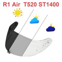 R1 Photochromic Visor for SCORPION EXO R1 Air T520 ST1400 Helmet Lens Face Shield Sunscreen Accessories Durable Clear VisionSpeed Sensors 6 Photochromic Clear