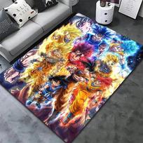 Dragon Ball Super Carpet Rug For Living Room Bedroom Home Sofa Decoration,kids Play Nonslip Floor Mat 60x90cm( 23x35in ) brown