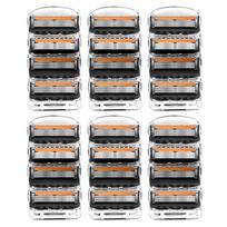 Gillette suderinami skustuvų peiliukai Naujas ProGlide 6 vnt. rinkinys, iš viso 24 vienetai, Korėjietiškas skustuvo peiliukas 6 pack set(24pcs) black