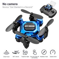 K04 Mini Folding Storage Aircraft Mini Drone Aerial Photography High Definition Explosive drone 4k profesional mavic air2 no camera mėlyna