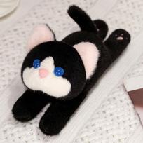 Cute cute cat koala popping circle plush toy puppy dog fox bracelet children soothing doll 26cm（0.08kg） white