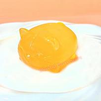 Mini Cute Cat Maltose Decompression Fidgets Non-Stick Odorless Non-Toxic Fun Pressure Relief Tool For Adults  Students Gifts yellow