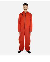 Banknote House Halloween Costume Cos Game Red One-Piece Clothes Children Adult Cosplay Clothes kids' 150 red