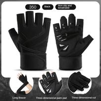 Anti-Skid Fitness Gloves For Weightlifting Bench Press Pull-Up Outdoor Workout With Wrist Support Palm Protection M juoda