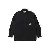 Carhartt WIP X INVINCIBLE Collaboration SS23 Loose Fit Single-Breasted Long Sleeve Shirt Men shirts Black A222081-BK M black