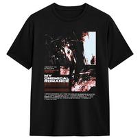 My Chemical Romance MCR Kulkos 20 Metų Marškinėliai Vasariniai Harajuku Marškinėliai Vyriški Medvilniniai Apvaliu Kaklu Trumpomis Rankovėmis Y2K Pagrindiniai Viršutiniai S black