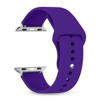 For Apple Watch ultra 2 band 49mm 46mm 44mm 40mm 45mm 41mm 42mm Silicone bracelet correa iWatch series se 9 8 7 6 3 10 11 straps S10-46 42 44 45 49mm violetinė