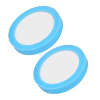 2PCS CO2 Diffuser Discs Detachable Accurate Sealing Aquarium CO2 Diffuser Replacement Disc white
