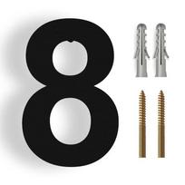 15/20/25/30cm Nerūdijančio Plieno Namo Numeris Sidabrinis Adreso Ženklas #0-9 Huisnummer Lauko Numeriai Namų Numeros Casa Exterior Dideli 15cm