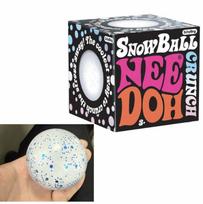 Hot New  Snowball Hug Needoh Fidget Toy White Hug Snowball Pinch Stress Relieving Toy black