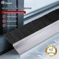JNL H-Type Self-Adhesive Door Seal Strip Brush gray