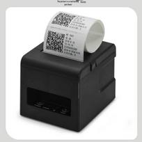 Compact 80mm Thermal Bluetooth Receipt Printer for Cash Registers and Takeaway Orders gray