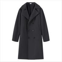 Men's Double-breasted Woolen Windbreaker Mid-length Slim Casual Woolen Coat L juoda