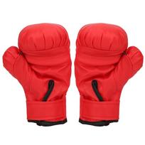 1 pora vaikų fitneso bokso rankų apsaugų pirštinės aksesuaras imtynėms Sanda Muay Thai treniruotėms red