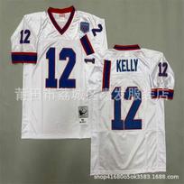 Vintage Buffalo Bills NFL Football Jersey Mens Cotton Retro Team Uniform Fan Wear Fall Vintage XXL white