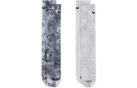 Nike Everyday Plus Cushioned Tie-Dye Crew Socks (2 Pairs) 'Multicolor' S white