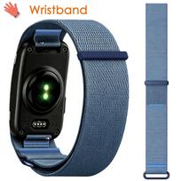 Sportinis nailoninis pintas laikrodžio dirželis, skirtas Garmin CIRQA išmaniajai apyrankei, Bicepsų rankos riešo apyrankė, skirta Garmin CIRQA vyrams, moterims, su Velcro kilpa Garmin CIRQA black