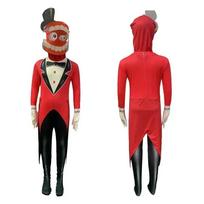 ~The Amazing Digital Circus Cosplay Pomni Costume Cute Cartoon Anime Clown Bodysuit Funny Home Party Clothing For Kids Adul LHR' 180 red