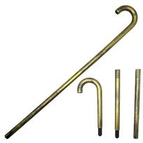 Plastic Halloween Scepter Stage Performance Cosplay Walking Stick Kids Costume Cane  Christmas Show 89cm gold beige