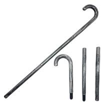 Plastic Halloween Scepter Stage Performance Cosplay Walking Stick Kids Costume Cane  Christmas Show 89cm silver