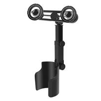 2-in-1 Height-adjustable Car Cup Holder Phone Mount Single/Dual Magnetic Long Arm Magnetic Car Phone Holder For iPhone Samsung 5 Dual