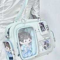 Concert Hidden Light Tag Bag Ita Bag Crossbody Bags Large Shoulder Bag Shoulder Bag for Women Itabag Handbag Student Bag mėlyna