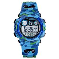 SKMEI Creative Sports Kids Digital Watches Waterproof Children's Wristwatches Colorful Watch For Boys Girls relogio infantil blue