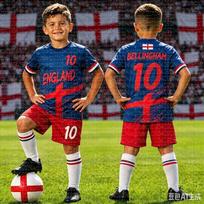2026 Bellingham Nr. 10 Gerbėjų Futbolo Džersis Šortai 2 dalių Rinkinys, Kvėpuojanti Futbolo Uniforma Varžyboms ir Treniruotėms, Vaikų Gimtadienio Dovana 120