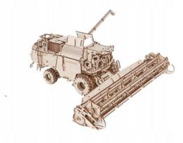 3D Wooden Puzzle Combine Gh800 Header Diy Kit