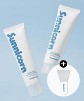[SUNNICORN] Red Tomato Bakuchiol PDRN Glass Wrapping Mask Set with Silicone Brush Standard white