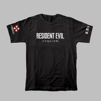 RE9 Resident Evil 9 Requiem Umbrella Corporation Logo Graphic 100%Cotton Unisex Shirt 2026 New Fashion Y2k Short Sleeve Tshirt L black
