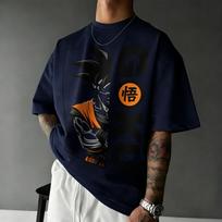 Son Goku 40th Anniversary Dragon Ball Short Sleeve T-Shirt, New 2026, Men's and Women's Sports T-Shirt. XXL black
